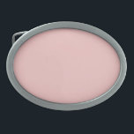 Baby pink (solid color)  Belt Buckle<br><div class="desc">Baby pink (solid color)</div>