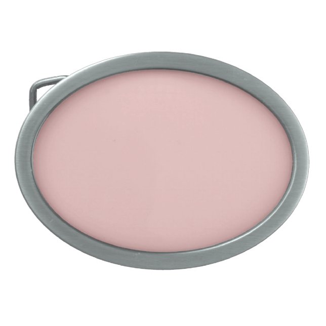  Baby pink (solid color)  Belt Buckle (Front)