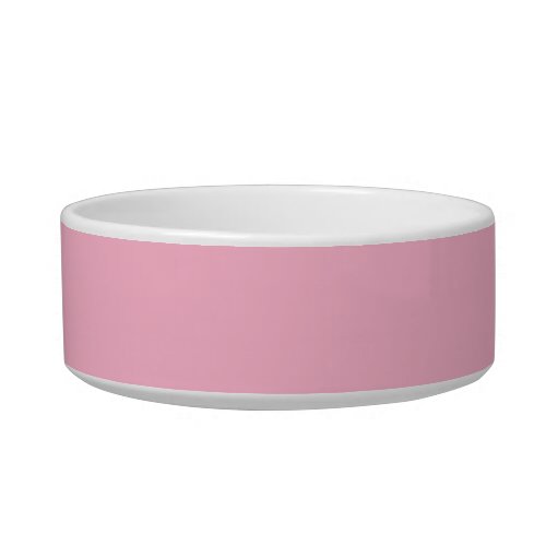 Baby pink solid color bowl