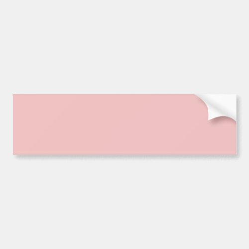  Baby pink solid color  Bumper Sticker