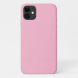 Baby pink solid color iPhone 11 case