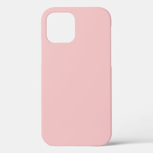 Baby Pink Solid Color iPhone 12 Case