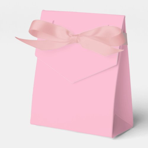 Baby pink  solid color  favor boxes