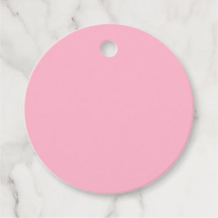 Baby pink  (solid color)  favor tags