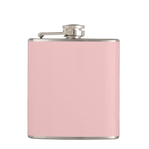  Baby pink solid color  Flask