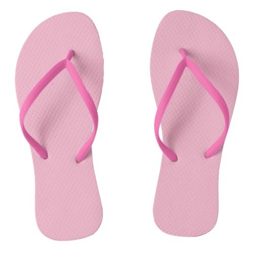 Baby pink  solid color  flip flops