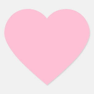 Baby pink (solid color) heart sticker