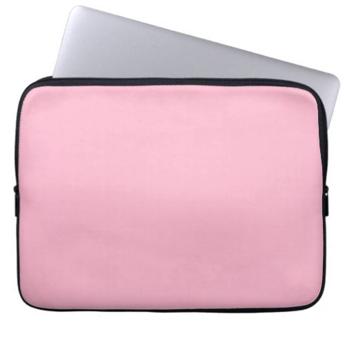 Baby pink solid color laptop sleeve