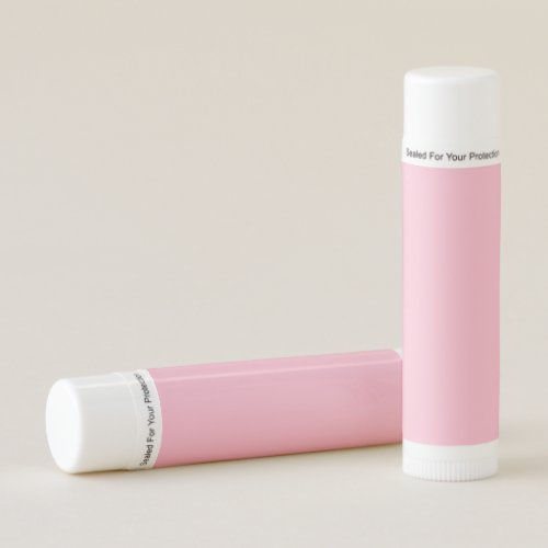 Baby pink  solid color  lip balm