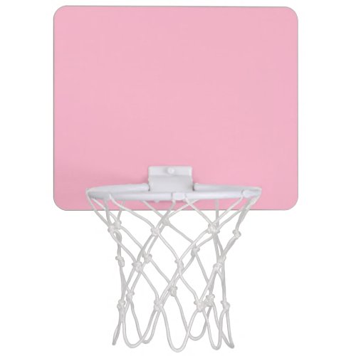Baby pink solid color mini basketball hoop