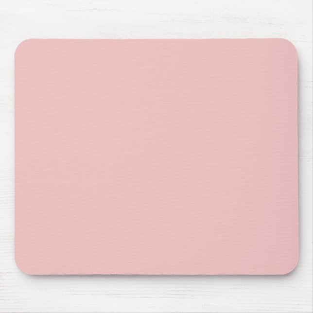  Baby pink (solid color)  Mouse Pad (Front)