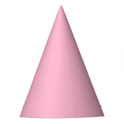 Baby pink solid color party hat