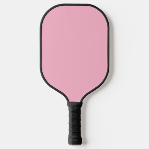 Baby pink solid color pickleball paddle