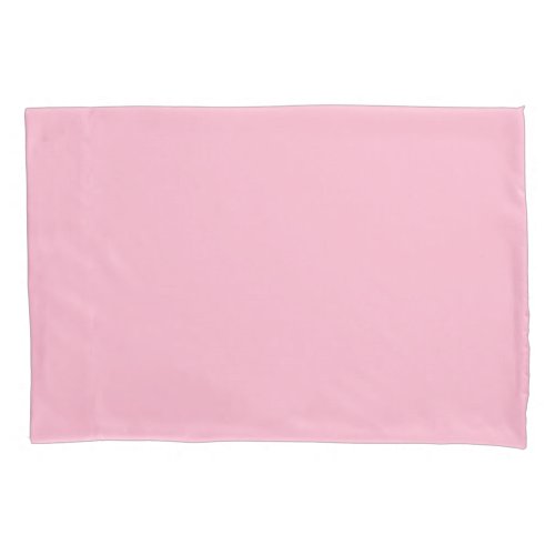 Baby pink  solid color  pillow case