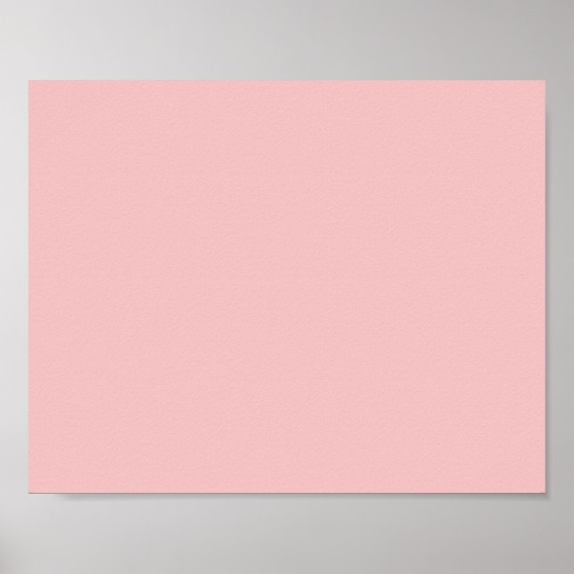  Baby pink (solid color)  Poster (Front)