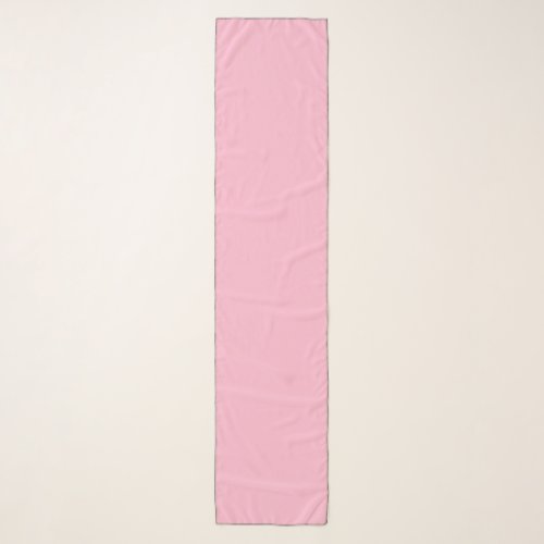 Baby pink solid color scarf
