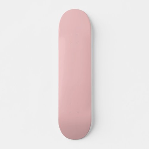 Baby Pink Solid Color Skateboard