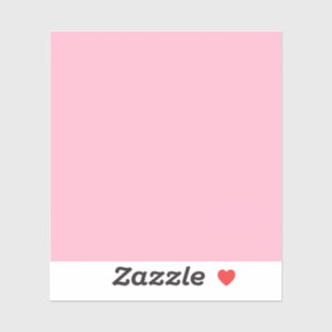 Baby pink solid color sticker