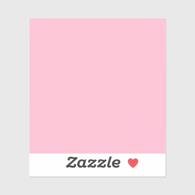 Baby pink solid color sticker (Sheet)