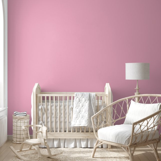 Baby pink solid color wallpaper  (Kids)