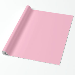 Baby pink (solid color) wrapping paper