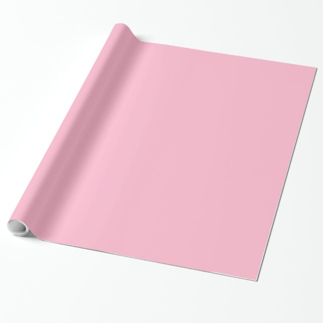 Baby pink  (solid color)  wrapping paper (Unrolled)
