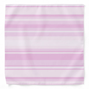 Baby pink stripes bandana