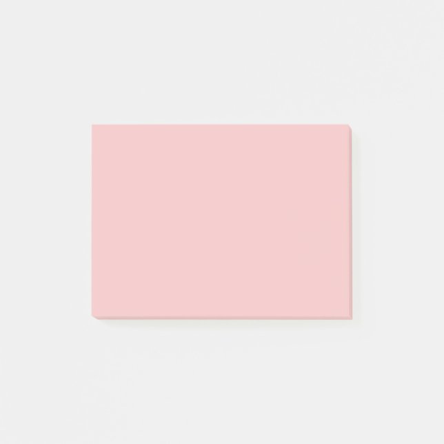 Baby Pink Upscale One Color Post-it Notes (Front)