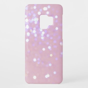 Baby Pink/white Glitter Samsung Galaxy Cover by ConstanceJudes at Zazzle