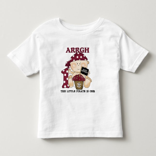 Baby Pirate 1st Birthday Tshirts and Gifts (Front)