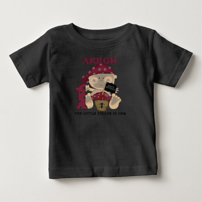 Baby Pirate 1st Birthday Tshirts and Gifts (Front)