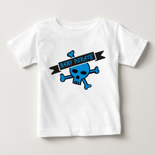 Baby Pirate Boy Baby T-Shirt (Front)