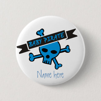 Baby Pirate Boy Button