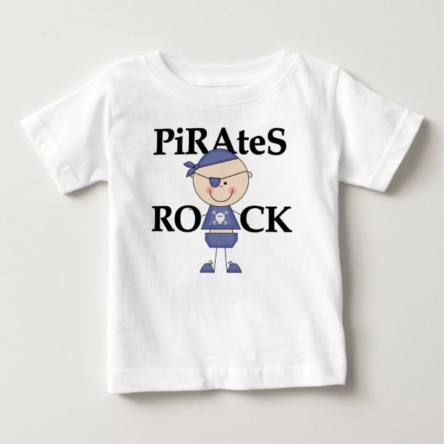 Baby Pirates Rock Tshirts and Gifts (Front)