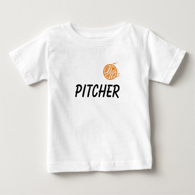 Baby Pitcher - Rookie of the Year Baby T-Shirt (Front)