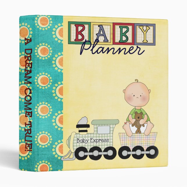 baby planner organizer binder (Front/Spine)