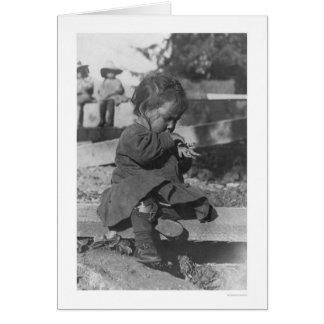 Baby Playing in Nome 1906