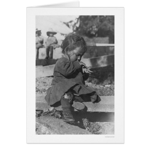 Baby Playing in Nome 1906