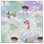 Baby Playmates with Rainbows and Clouds Fabric