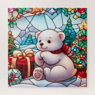 Baby Polar bear at Christmas Jigsaw Puzzle