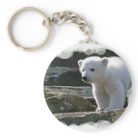 Baby Polar Bear Keychain
