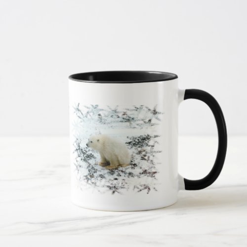 Baby polar bear mug