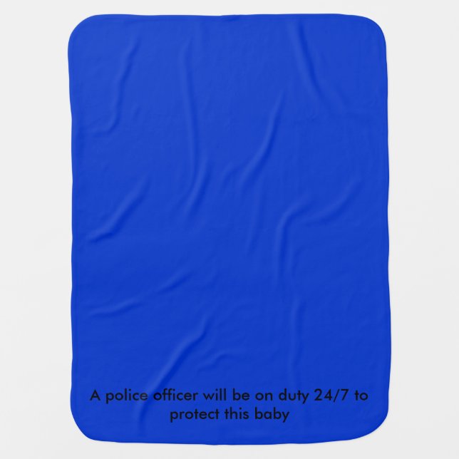 Baby police blanket (Front)