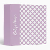 Pink Baby Girl's Custom Photo Scrapbook 3 Ring Binder