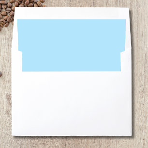Baby Powder Blue minimal soft solid color Envelope Liner