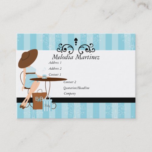 Baby Powder Business Card Template
