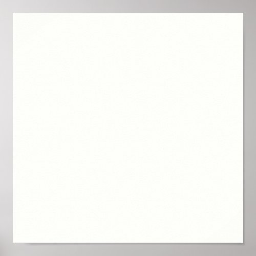 Baby powder solid color poster