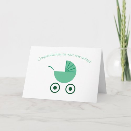 Baby Pram Card