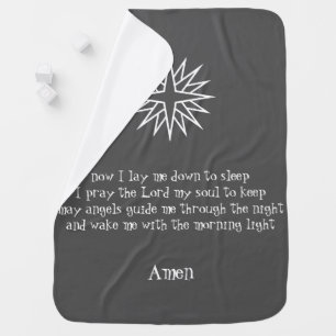 baby prayer blanket