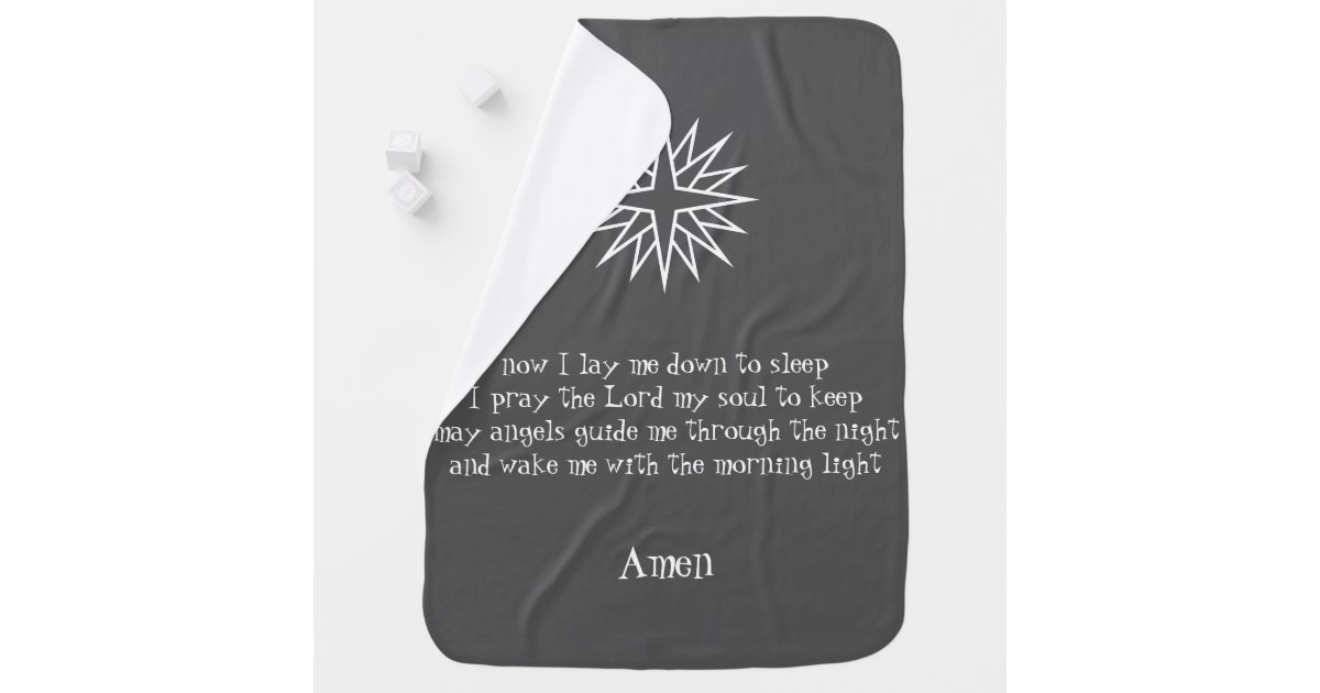 baby prayer blanket Zazzle